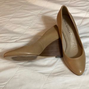 Nordstrom rack, Via Spiga, new wedge pumps. 3” inch wedge heel. Comfort padding.